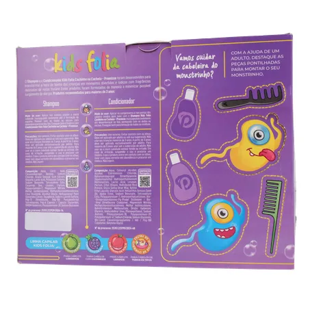 Kit infantil premisse cachos shampoo 400ml + condicionador 400ml 360-19
