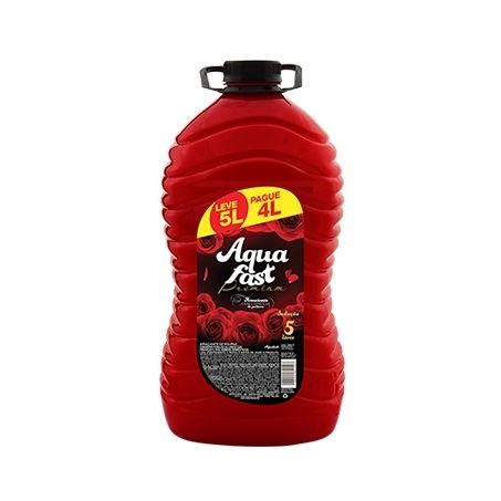 AMACIANTE AQUAFAST VERMELHO SEDUÇÃO EMBALAGEM ECONÔMICA 5L