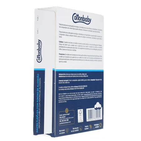 HASTE FLEXÍVEL COTTONBABY CX 150UN 360-13