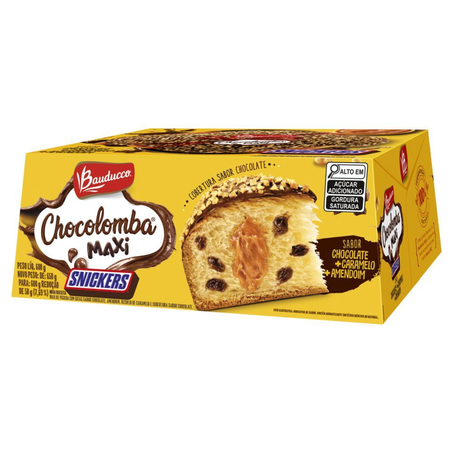 Colomba Bauducco Maxi Snickers 600G
