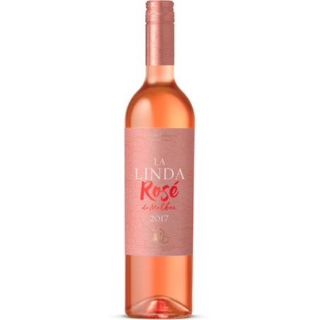 Vinho rose finca la linda 750ml