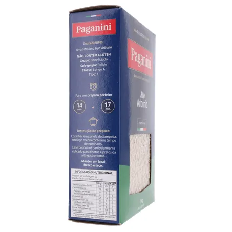 Arroz Arbório Paganini Caixa 1Kg 360-29