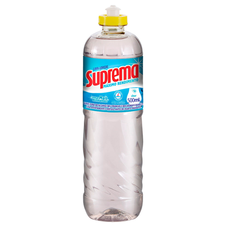 Detergente Líquido Suprema Natural Clear 500Ml