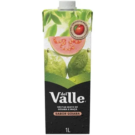 Nectar del valle 1l goiaba zero
