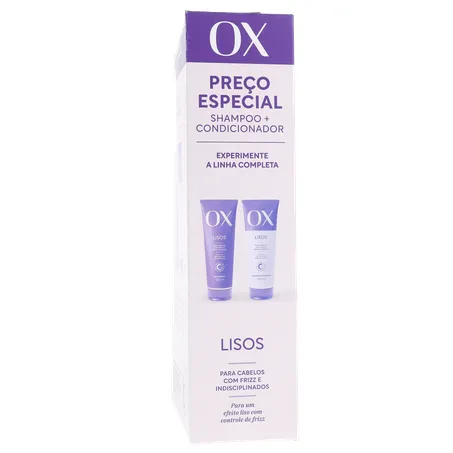 Kit shampoo ox 375ml+cond170ml lisos 360-26