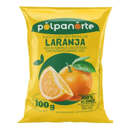 POLPA DE LARANJA 100G - POLPA NORTE