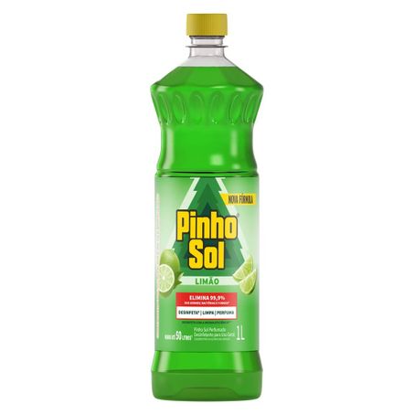 Desinfetante pinho sol limao 1l*