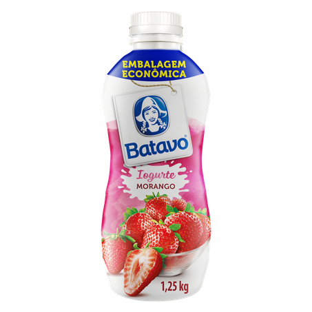 Iogurte Batavo Morango Embalagem Economica 1,15kg