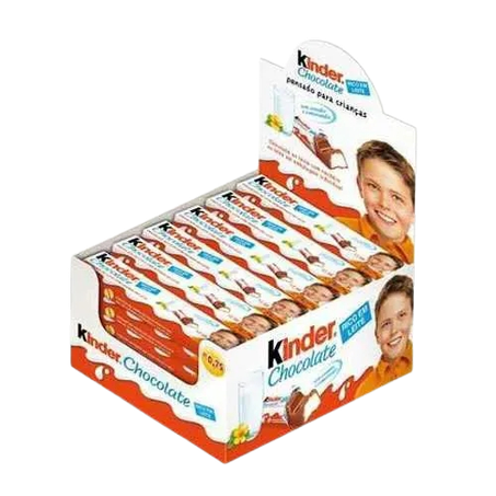 CHOCOLATE KINDER AO LEITE 24UN