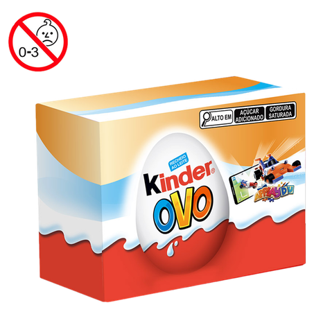 Kinder ovo laranja 2 unidades 40g