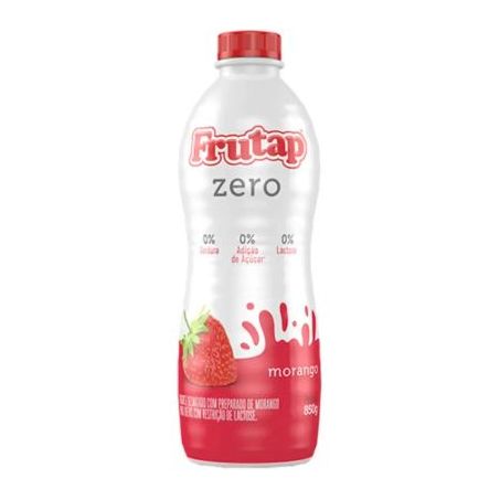 Iogurte frutap 0%lactose morango 850g