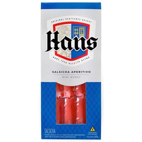 Salsicha Hans 200g Viena Cry