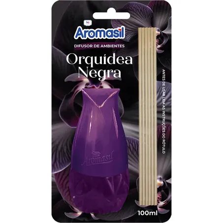 DIFUSOR DE AROMAS AROMASIL 100ML ORQUIDEA NEGRA