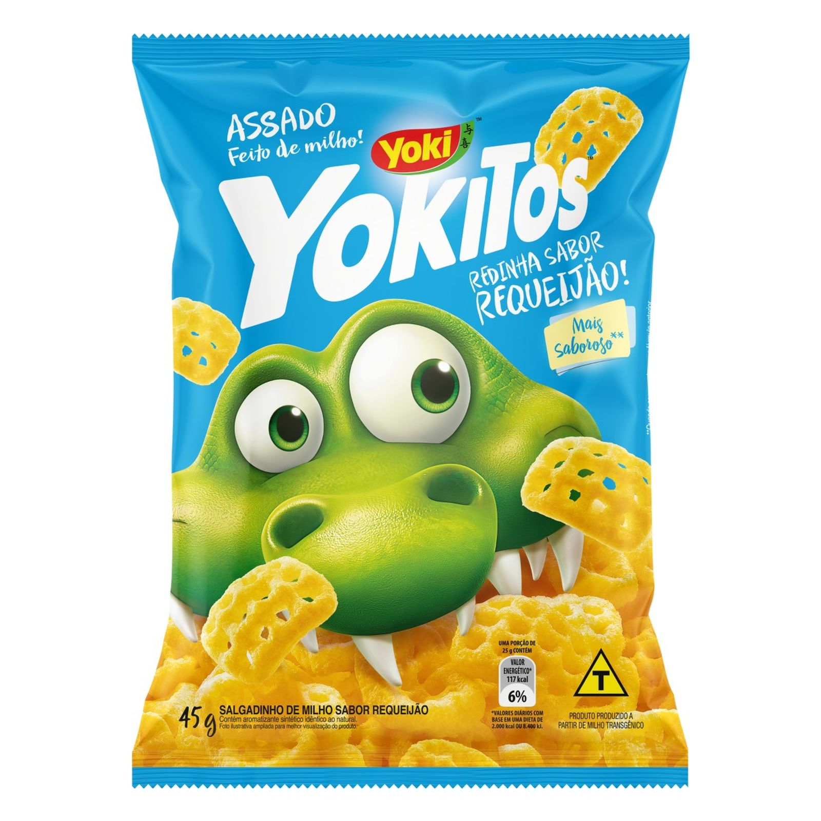 SALGADINHO YOKITOS 45G QUEIJO RENDINHA
