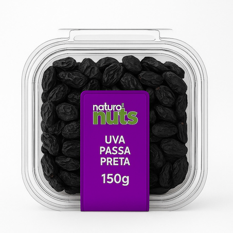 Uva Passa Preta Natural Nuts 150G
