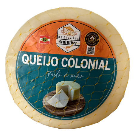Queijo Guinther Colonial Redondo Kg