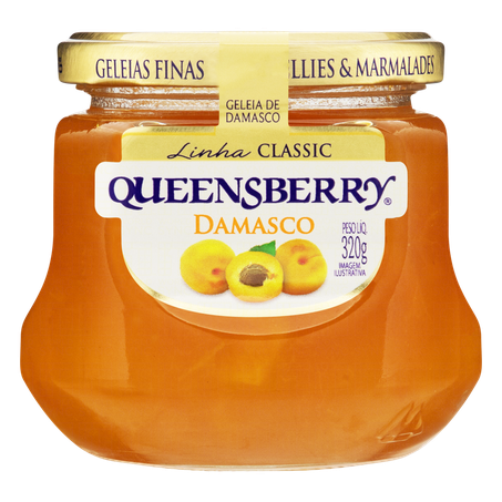 Geléia Queensberry Classic Damasco Vidro 320G