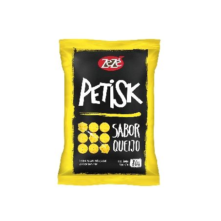 Biscoito Petisk Sabor Queijo Zezé Pacote 80G