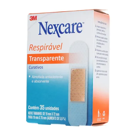 Curativo Nexcare Transparente Caixa 35un 
  360-3
