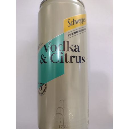 SCHWEPPES DRINK VODKA E CITRUS  310ML