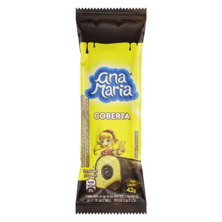 Bolo ana maria com cobertura de chocolate 45g