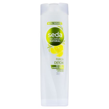 Shampoo seda recarga natural pureza detox