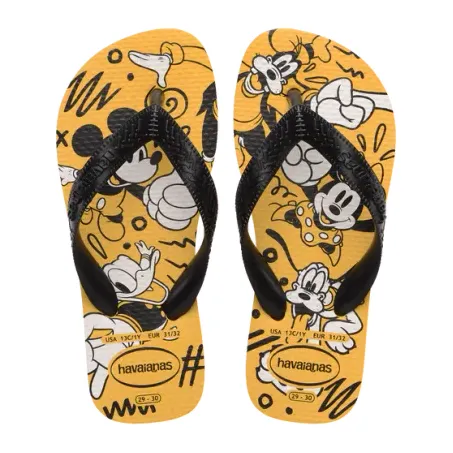 CHINELO HAVAIANAS KIDS DISNEY AMARELO 31/32