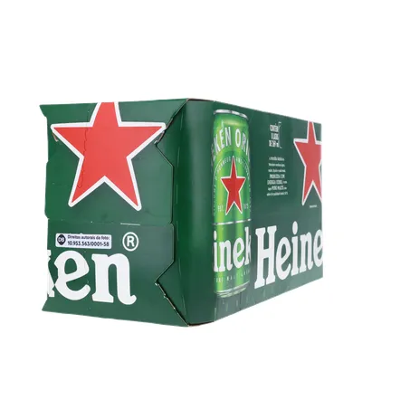Cerveja Lager Heineken Puro Malte Lata 269ml - Pacote com 8un - 2.1lt 360-30