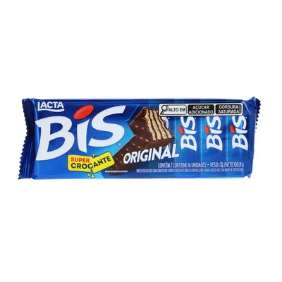 Chocolate Lacta Bis Sabor Limão Pacote 100,8g Edição Limitada