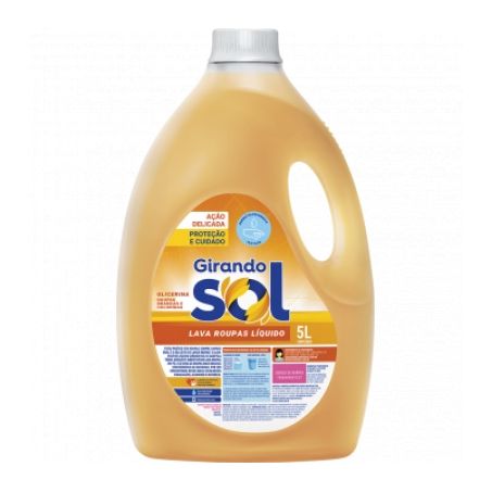 Lava roupa girando sol glicerina 5l