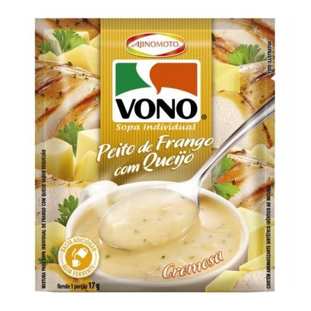 SOPA INSTANTÂNEA VONO PEITO FRANGO C/QUEIJO 17G