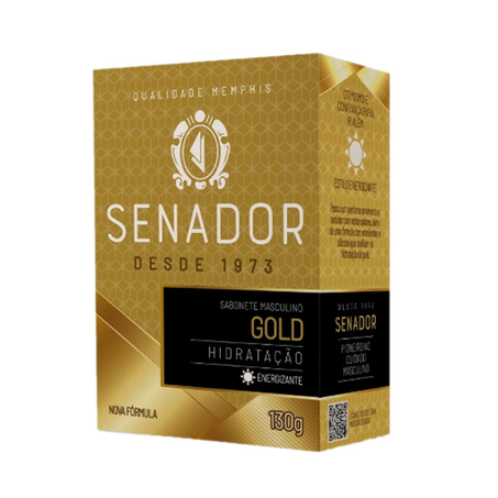Sabonete em Barra Senador Gold Caixa com 1un - 130gr