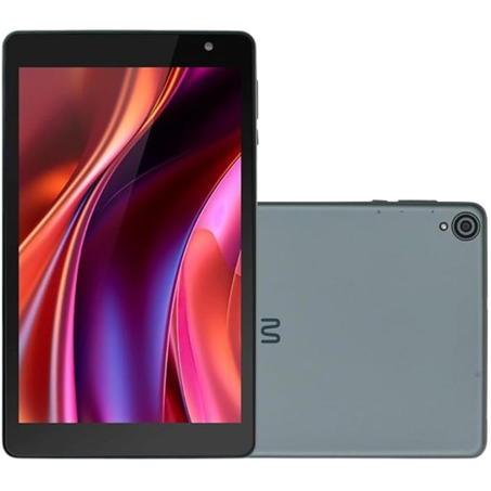 Tablet Multilaser Memória RAM de 4GB - Capacidade de 64GB - Tela de 8 - Android 13 Octa Core - Cinza