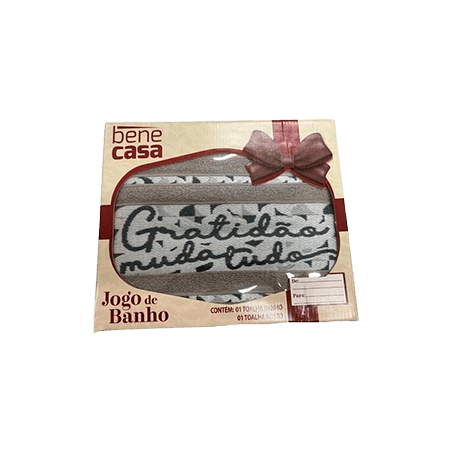 Toalha de banho bene casa + tolha de ros