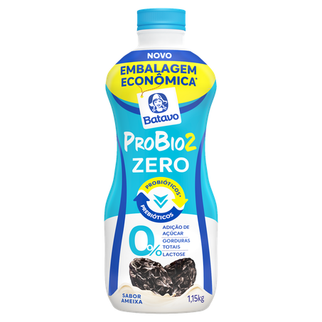 IOGURTE BATAVO PROBIO 2 ZERO AMEIXA EMBALAGEM ECONÔMICA 1,15KG
