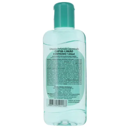 LIMPADOR COALA PERFUMADO CONCENTRADO CAPIM LIMÃO 120ML 360-19