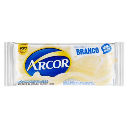 CHOCOLATE ARCOR BARRA BRANCO 80G