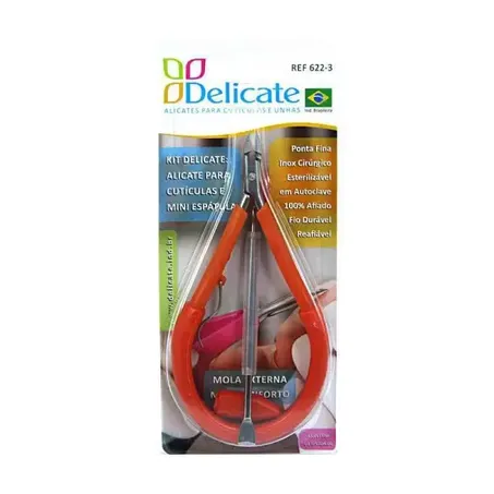 DELICATE KIT ALICATE P/CUTICULA E PALITO REF 622-4
