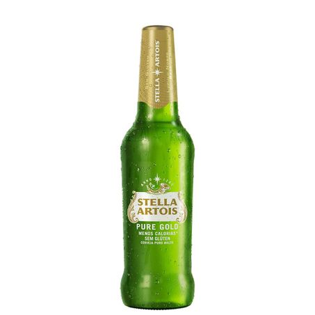 CERVEJA LONG NECK STELLA ARTOIS PURE GOLD 330ML 