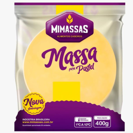Massa pastel mi-massas 400g pq