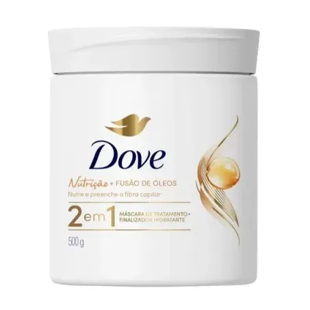MASCARA DE TRATAMENTO NUTRICAO+FUSAO DOVE 500 G   