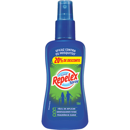 Repelente repelex spray 100ml 20off