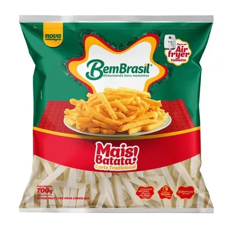 Batata Palito Bem Brasil Air Fryer Pacote 700g 
 