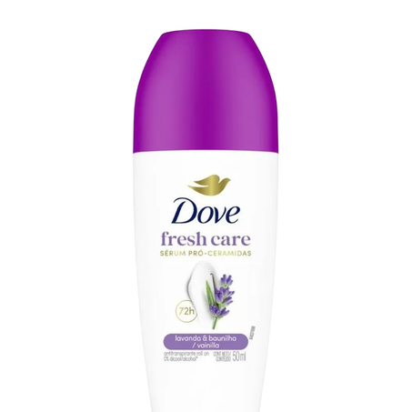 Desodorante Antitranspirante Roll On Dove Fresh Care Lavanda & Baunilha 50ml
