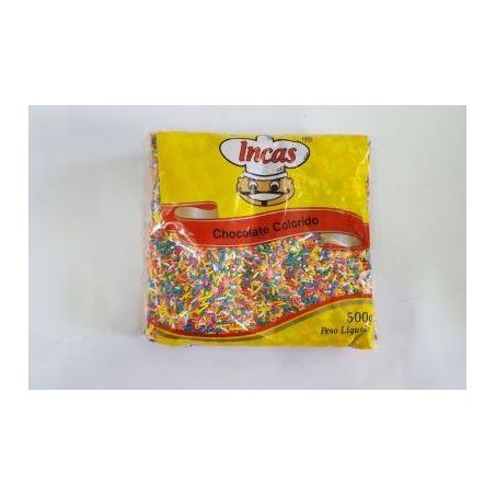 Chocolate granulado colorido incas 500g