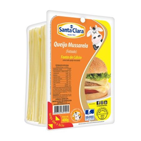 Queijo Mussarela Santa Clara 300g Fatiado