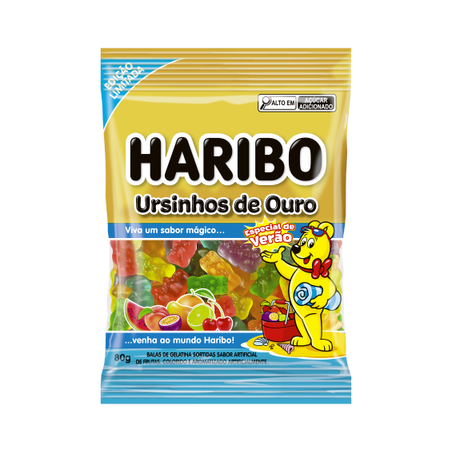 Goma Haribo 80g Ursinhos Verao