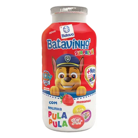 Iogurte Parcialmente Desnatado Batavo Batavinho Surpresa Frasco 110gr