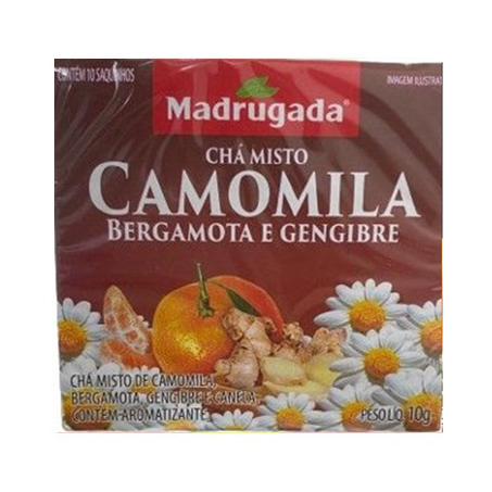 CHÁ MADRUGADA CAMOMILA/BERGAMOTA/GENGIBRE 10G 360-1