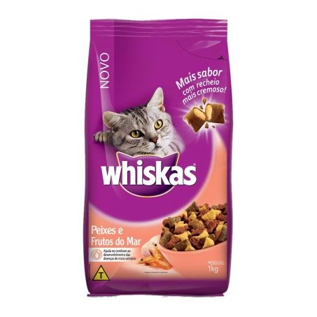 RACAO WHISKAS FRUTOS MAR AD 1KG